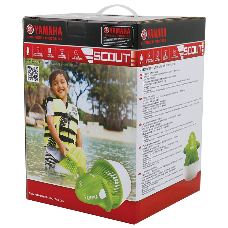 packaging scooter sous-marin yamaha scout enfants
