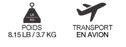 poids et transport en avion seawing
